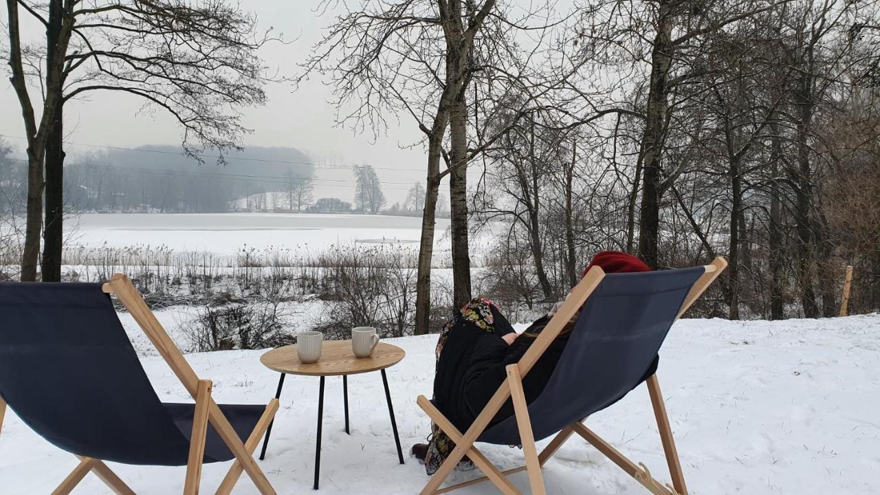 Nasz Debowiec - Dom Dla 15 Osob, Sauna, Widok Na Staw, Wielka Dzialka Exterior photo